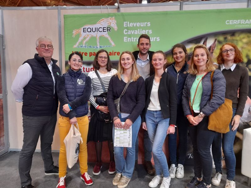 Nouvelle promotion du mastère MESB sur le stand Equicer au salon EqutaLyon