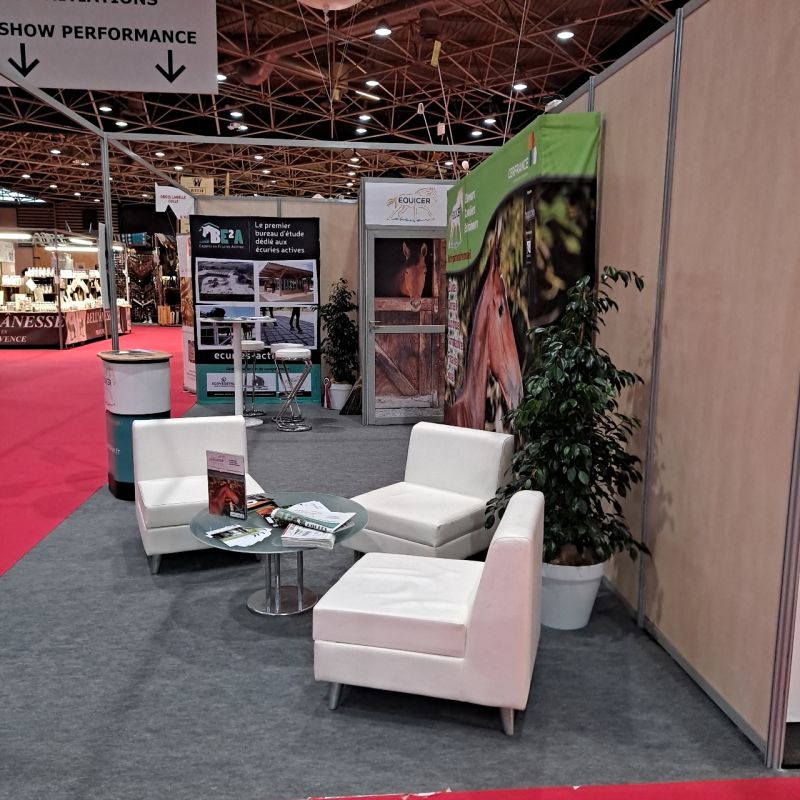 Stand Equicer au salon Equitalyon