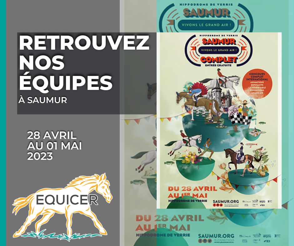 Equicer est présent au Saumur complet 2023