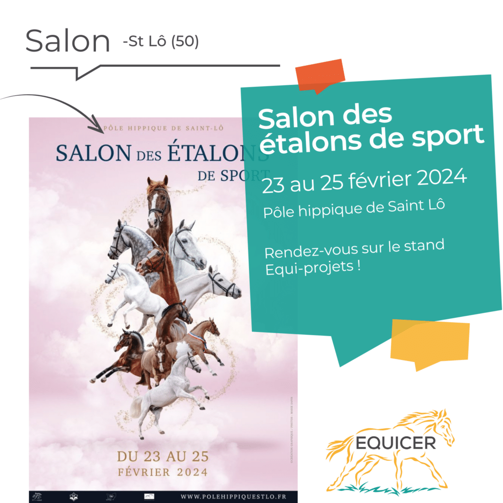 Equicer est présent au salon des étalons de sport 2024 à St Lô dans la Manche